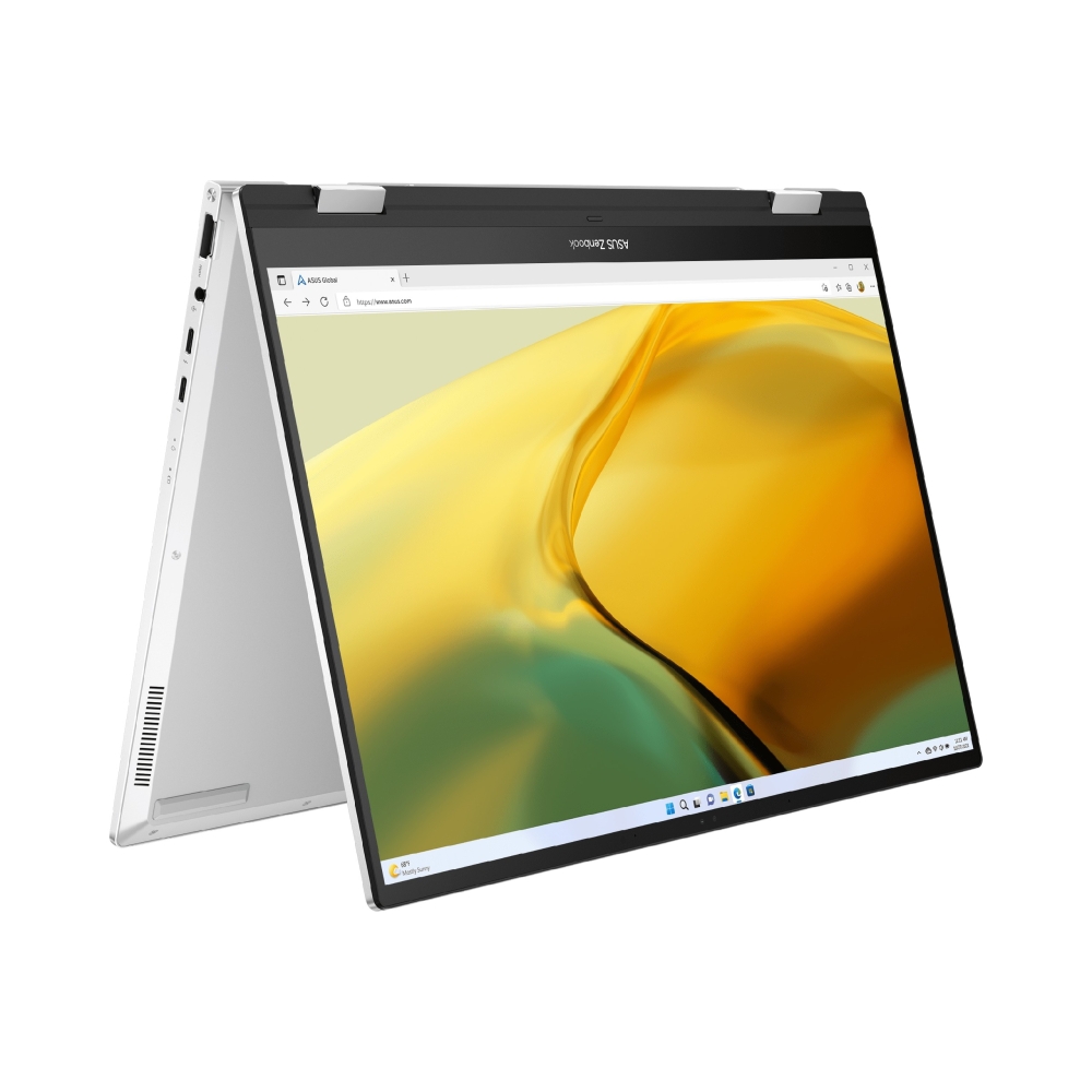 1 year windows11 home asus zenbook flip up3404va oi71610s0w 140 wqxga 2880x1800 1610 touch