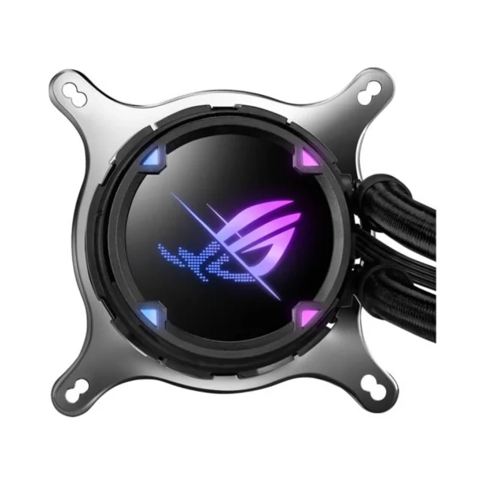 all in one liquid cpu cooler 6 years warranty aura sync asus water block dimension 80 x 80 x 45