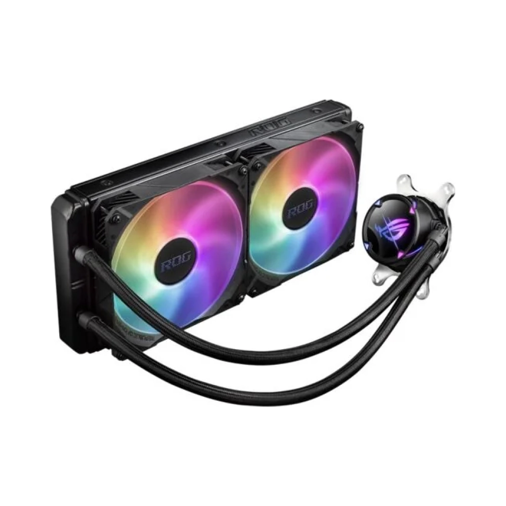 all in one liquid cpu cooler 6 years warranty aura sync asus water block dimension 80 x 80 x 45