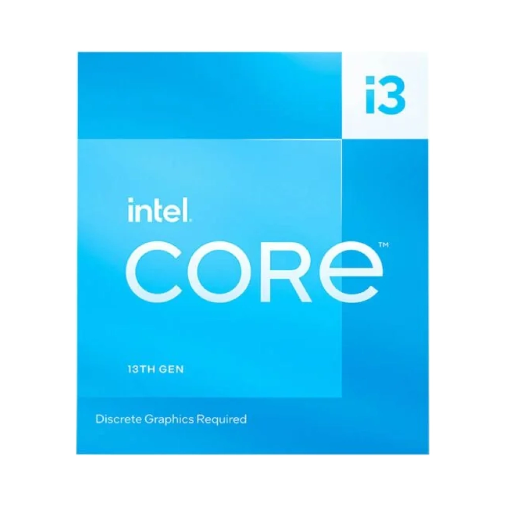 i3 13100f intel core i3 13100f 34 ghz turbo 45ghz 4 cores 8 thread 12mb smartcache 58w