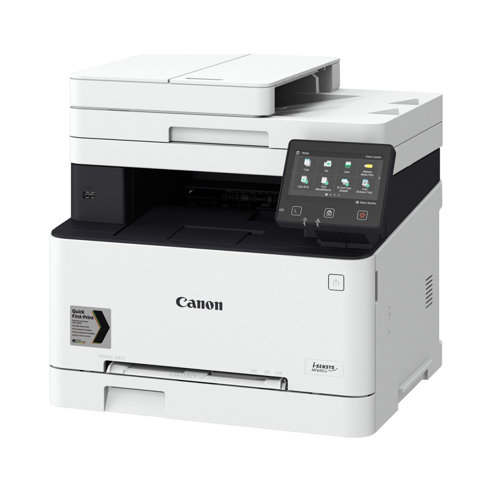 canon mf657cdw 4 in 1 print copy scanfax 21 ppm a4 1200 x 1200 dpi platen 2 sided adf
