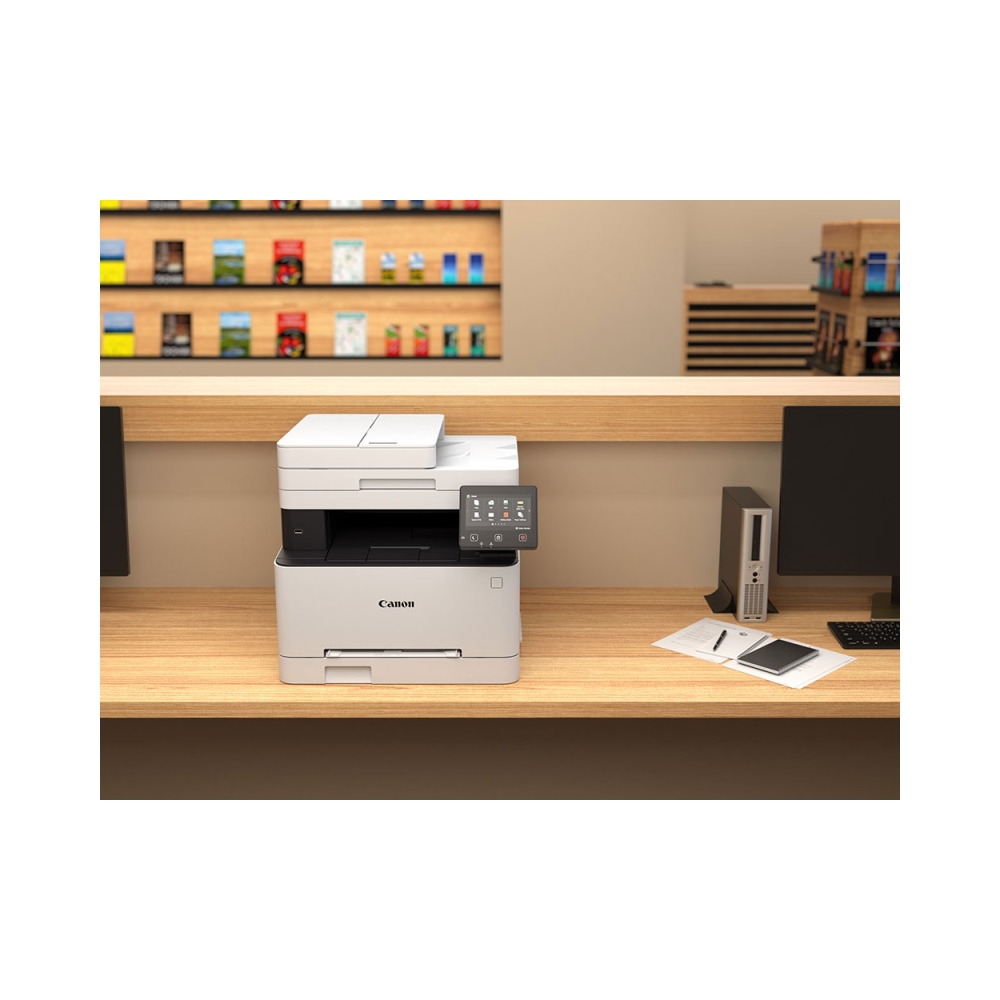 canon mf655cdw 3 in 1 print copy scan 21 ppm a4 1200 x 1200 dpi platen adf