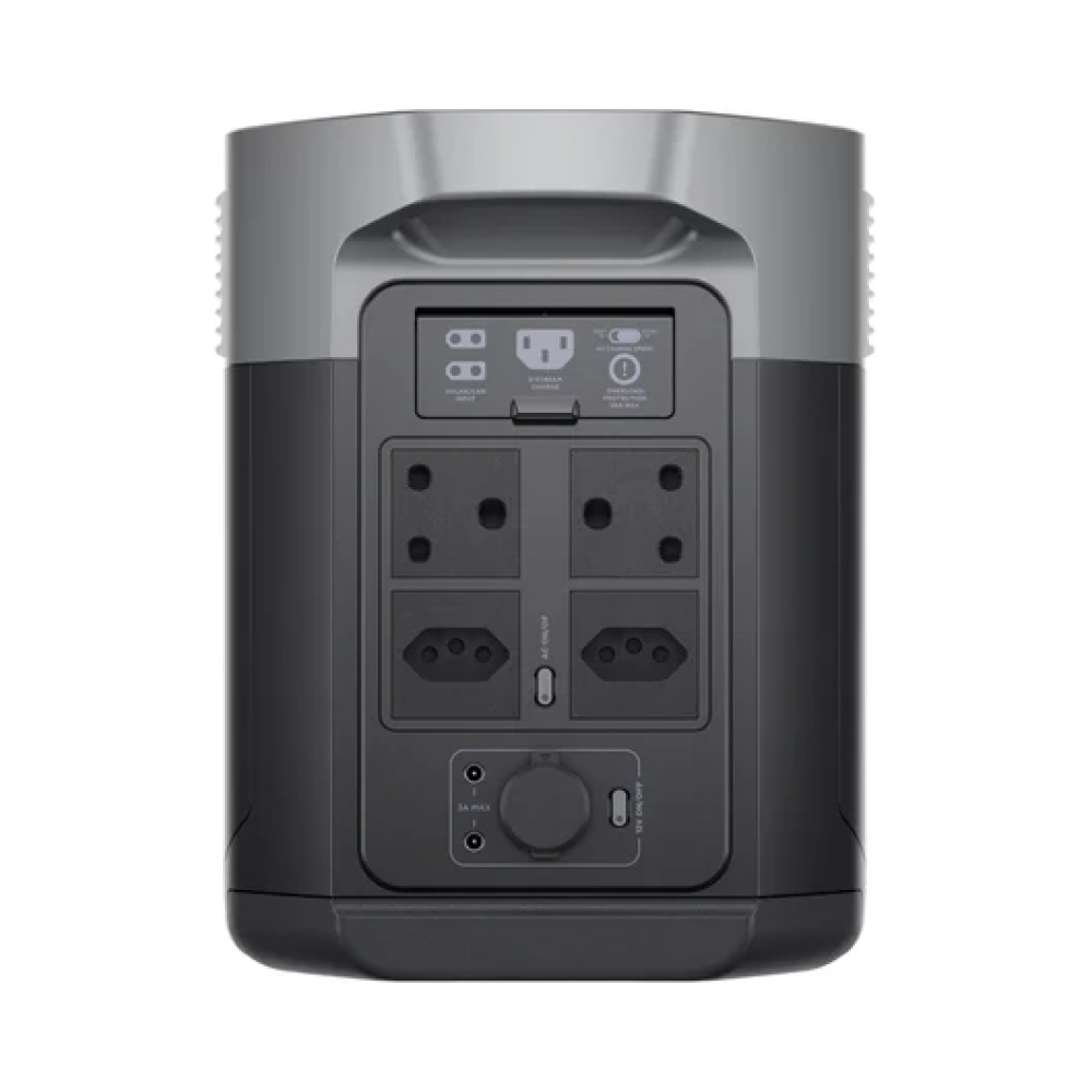 ecoflow delta 2 max portable power station 2400w output 2048wh battery 500w solar charger x