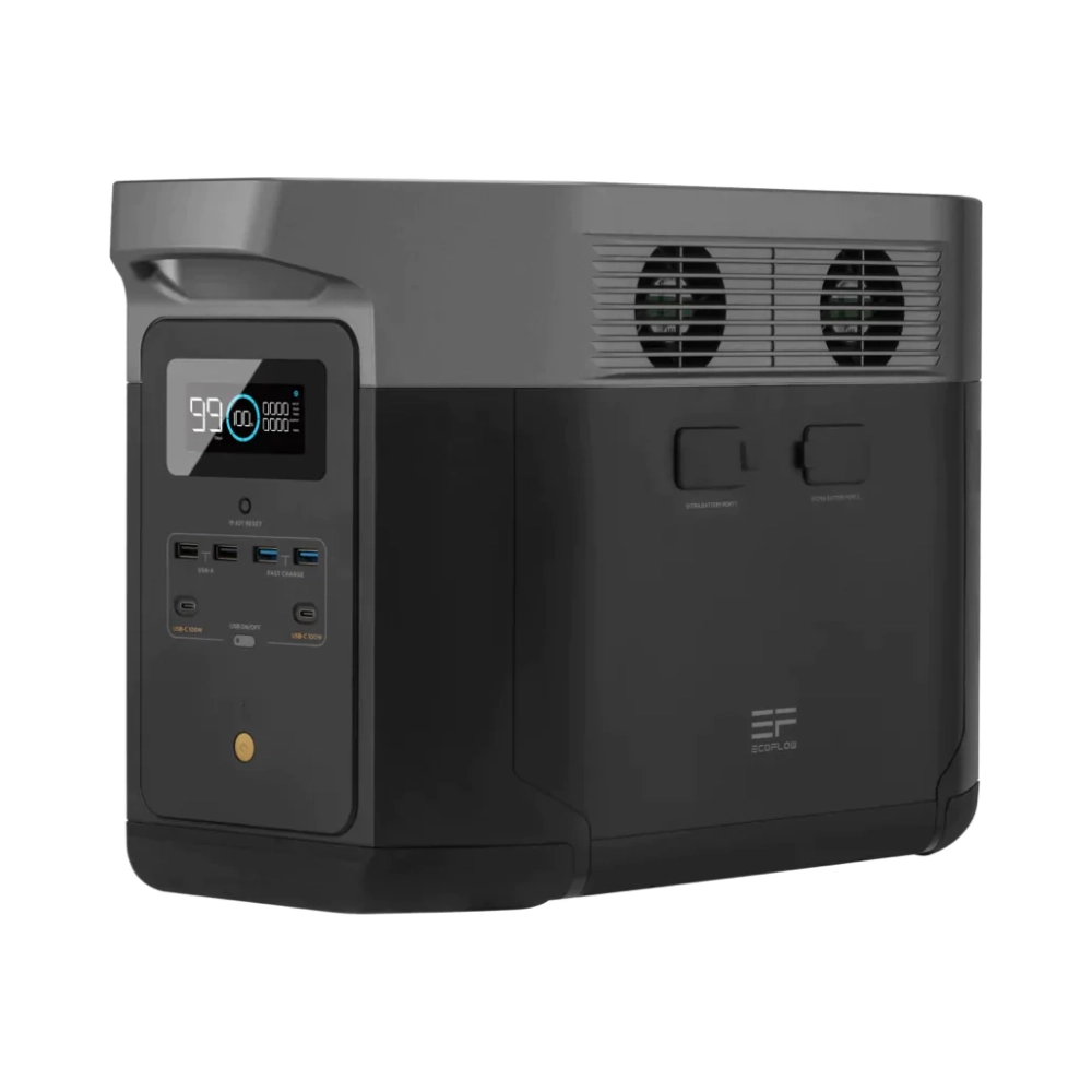 ecoflow delta max 1600 portable power station 2000w output 1612wh battery 800w solar