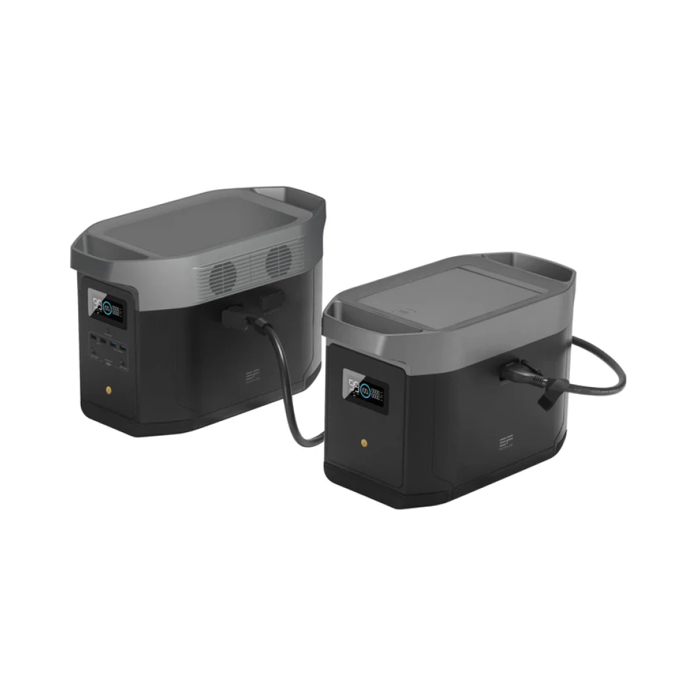 ecoflow delta max 2000 max 1600 and delta 2 compatible extended battery 2016wh