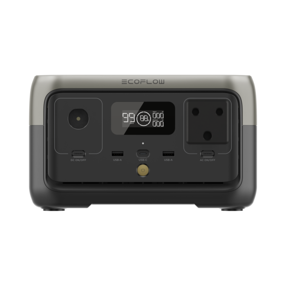 ecoflow river 2 portable power station 256wh battery 300w output 200w solar input lifepo