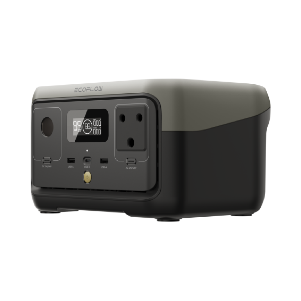 ecoflow river 2 portable power station 256wh battery 300w output 200w solar input lifepo