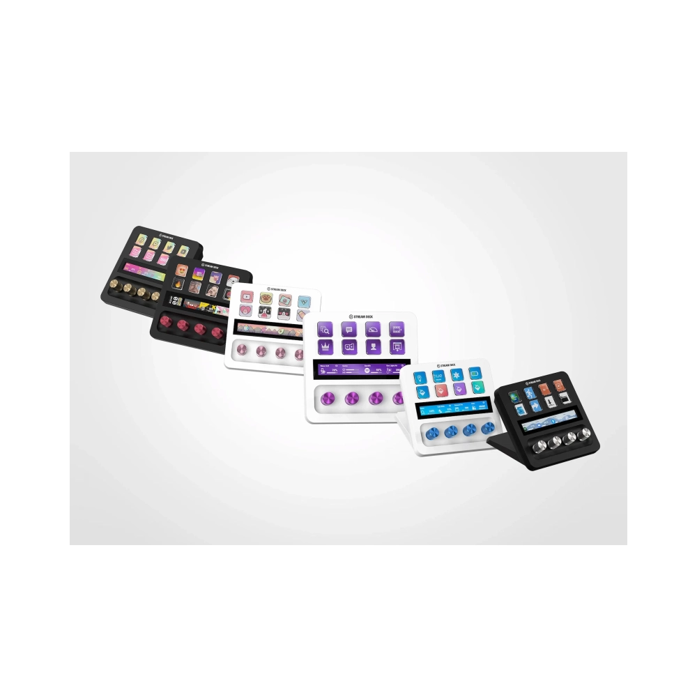 elgato stream deck plus 8 x customizable lcd keys 4 x 360176 encoders with push function lcd