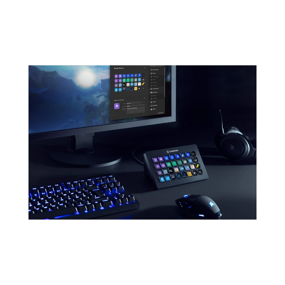 elgato stream deck xl 32 customizable lcd keys