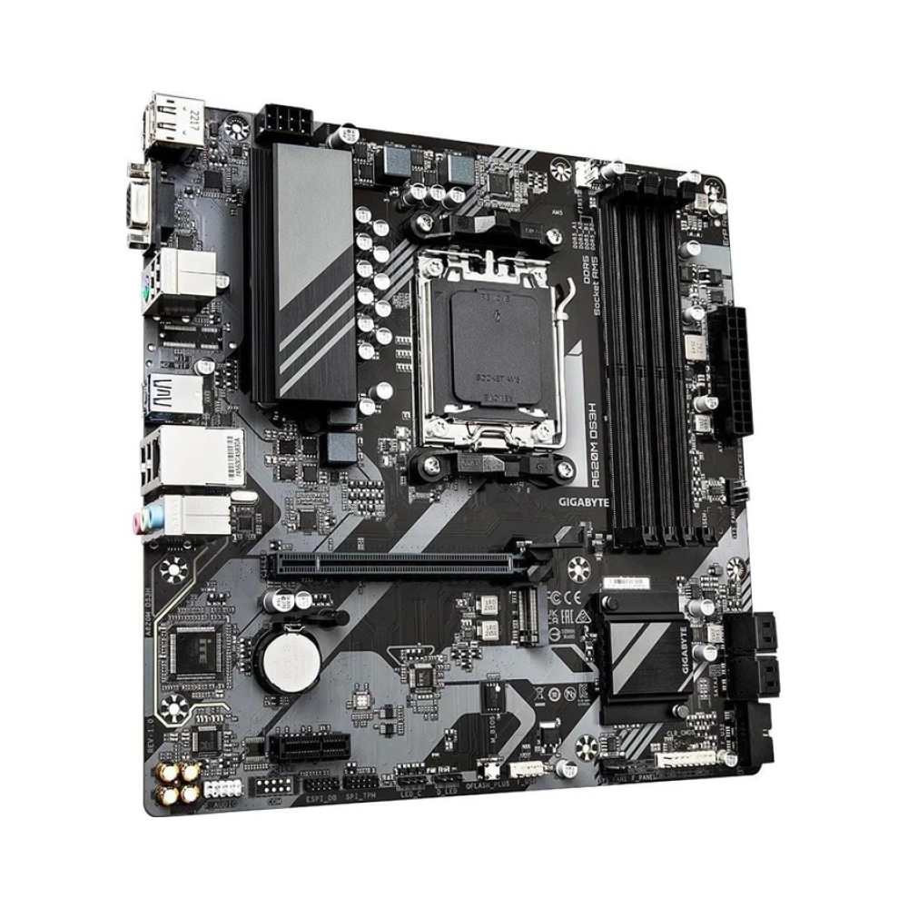 micro atx gigabyte a620m ds3h amd a620 chipset socket am5 supports 7000 series amd ryzen8482