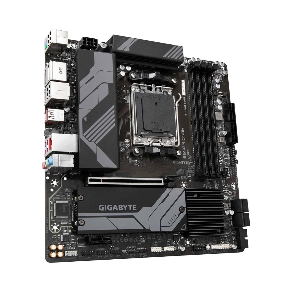 micro atx gigabyte b650m ds3h amd b650 chipset socket am5 support amd ryzen8482 7000 series
