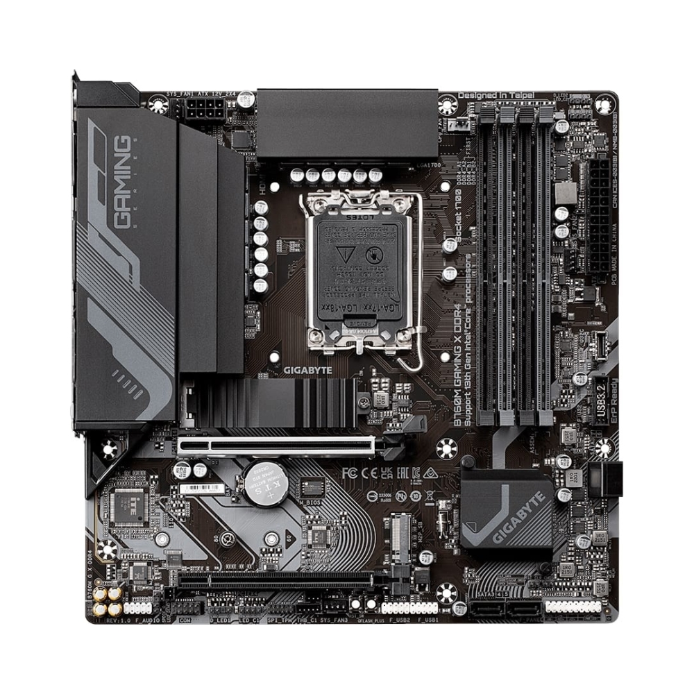 micro atx 4 displays rgb led header gigabyte b760m gaming x b760 express chipset socket