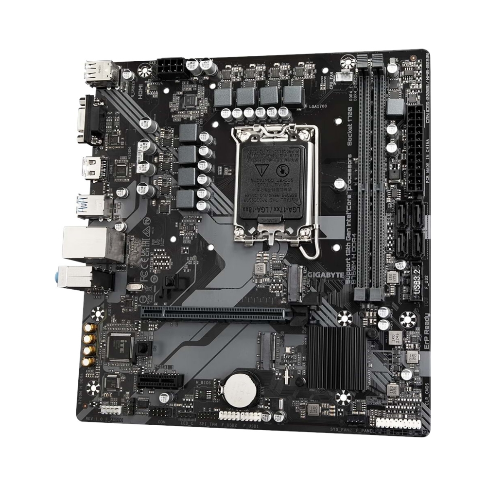 micro atx rgb led header gigabyte b760m h b760 express chipset socket lga1700 supports current