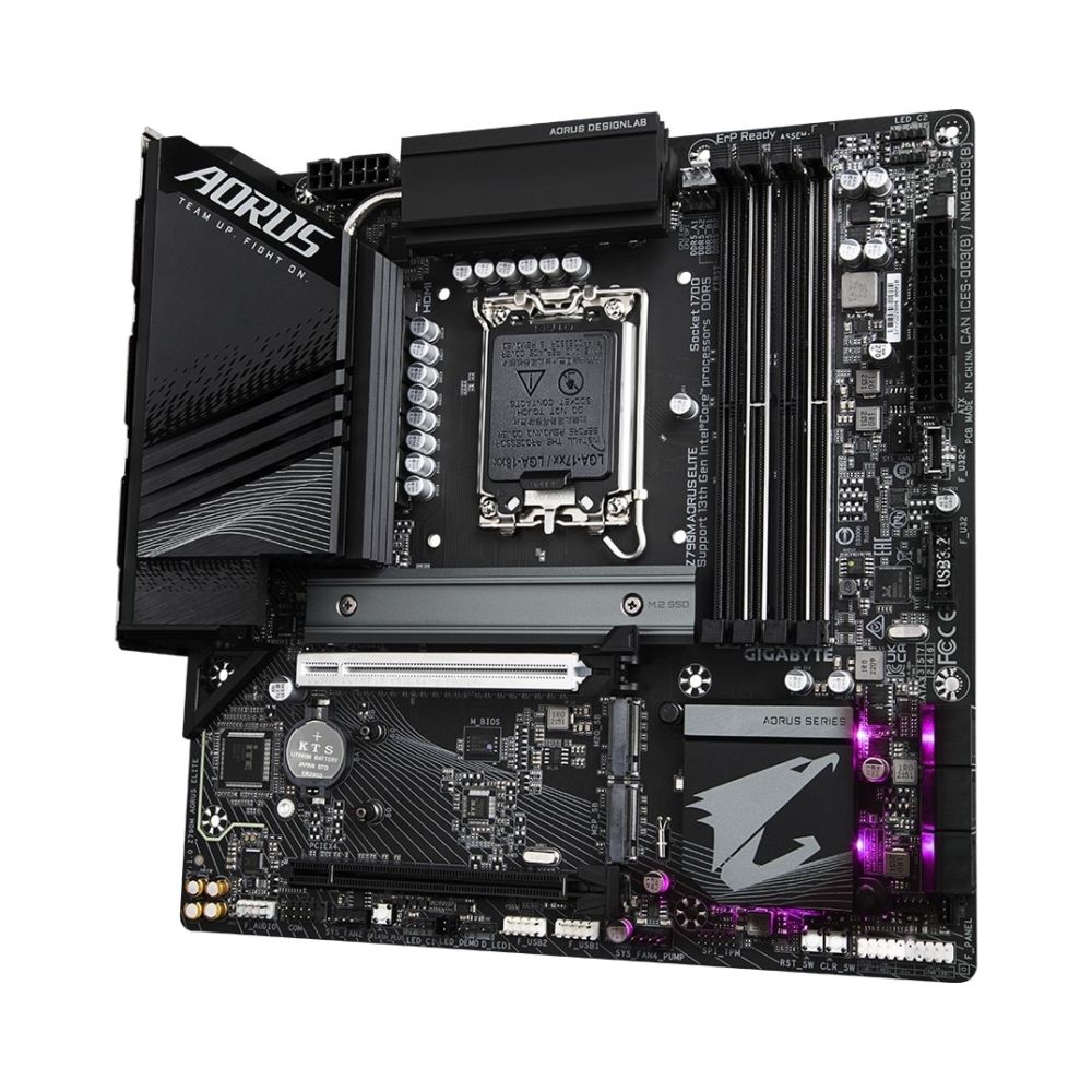micro atx rgb led header gigabyte z790m z790 express chipset socket lga1700 supports current