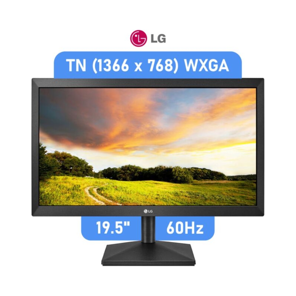 lg 20mk400h 195 tn panel 1366 x 768 d sub hdmi 60hz 2ms anti glare 3h flicker saf