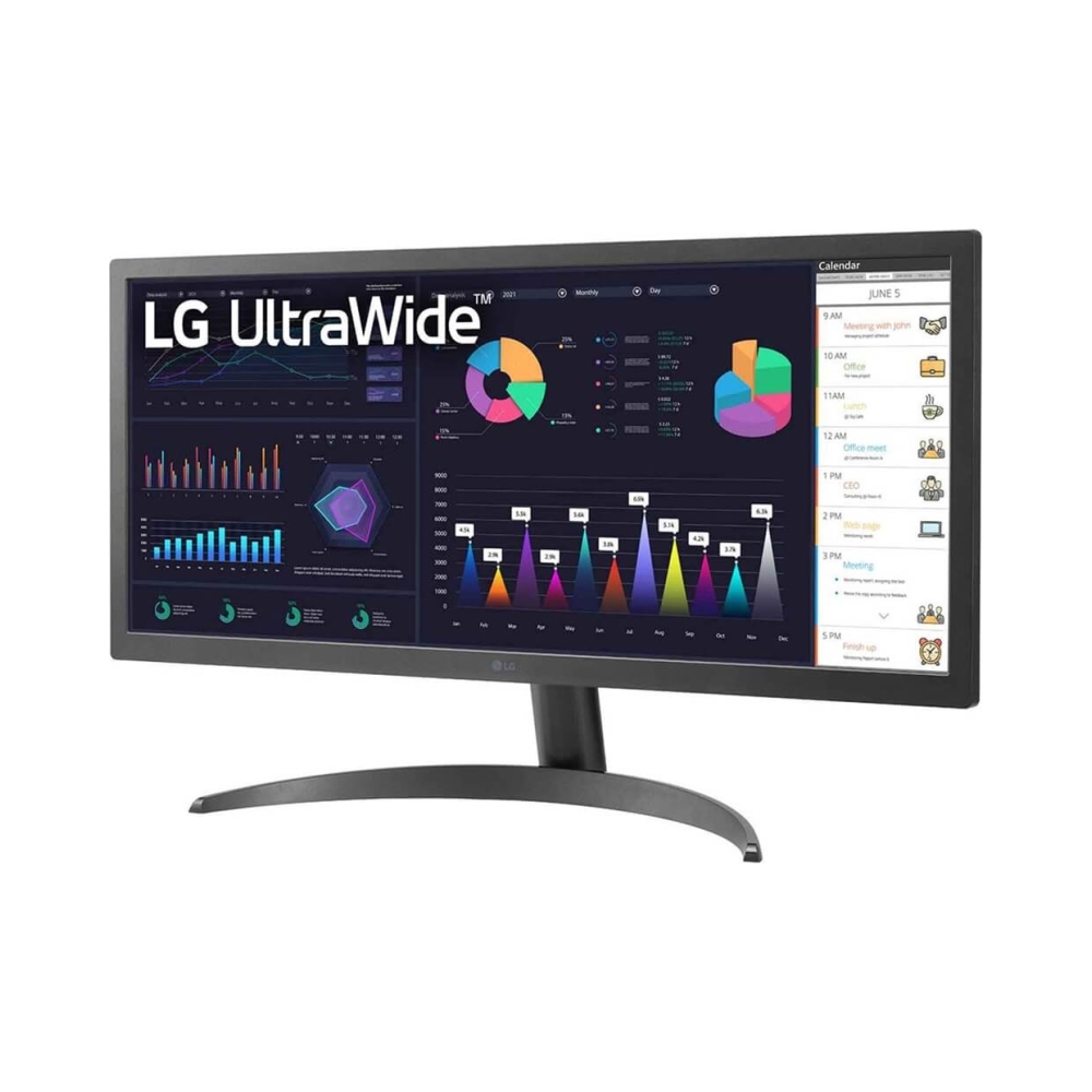 lg 26wq500 26 ultrawide full hd hdr10 ips monitor black in colour 5ms response time wide full hd