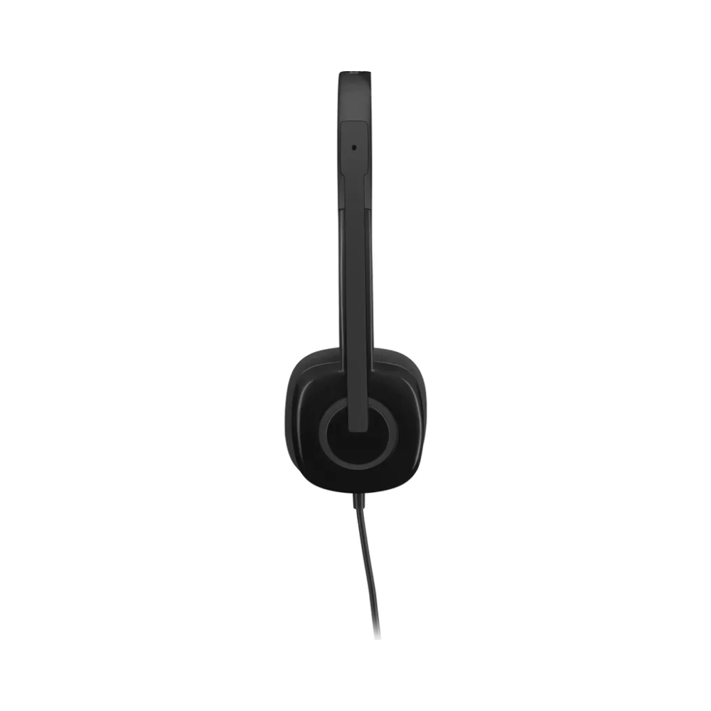 logitech wired headset h151 analogue black 2 year carry in warranty