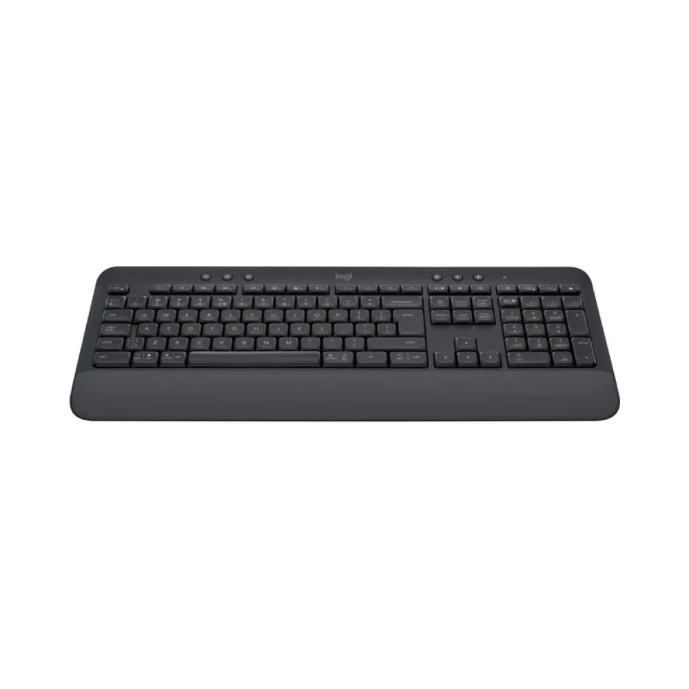 logitech signature k650 integrated soft touch palm rest full size layout dedicated mic mute key