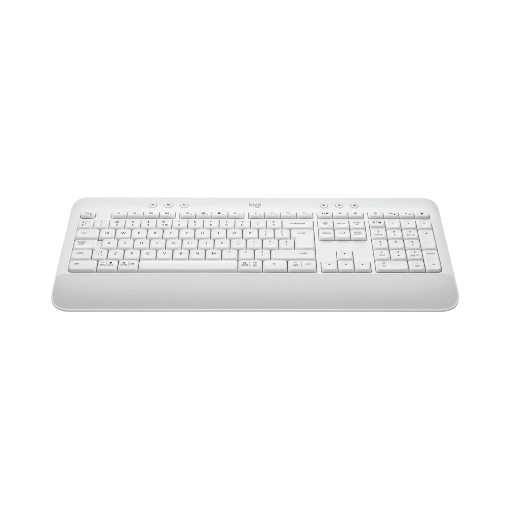 logitech signature k650 integrated soft touch palm rest full size layout dedicated mic mute key