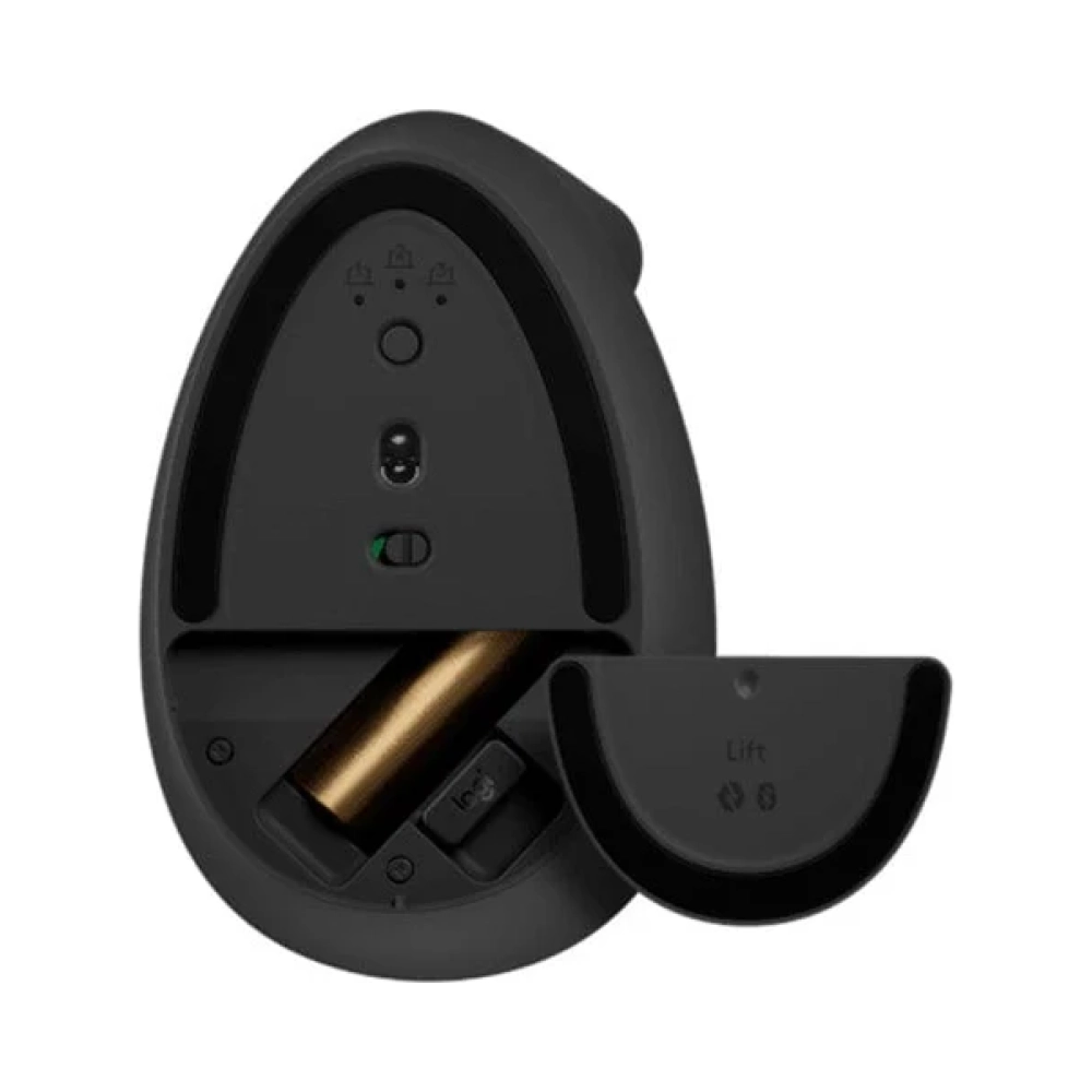logitech lift vertical ergonomic mouse graphite black 24ghzbt na emea 914 onoffline