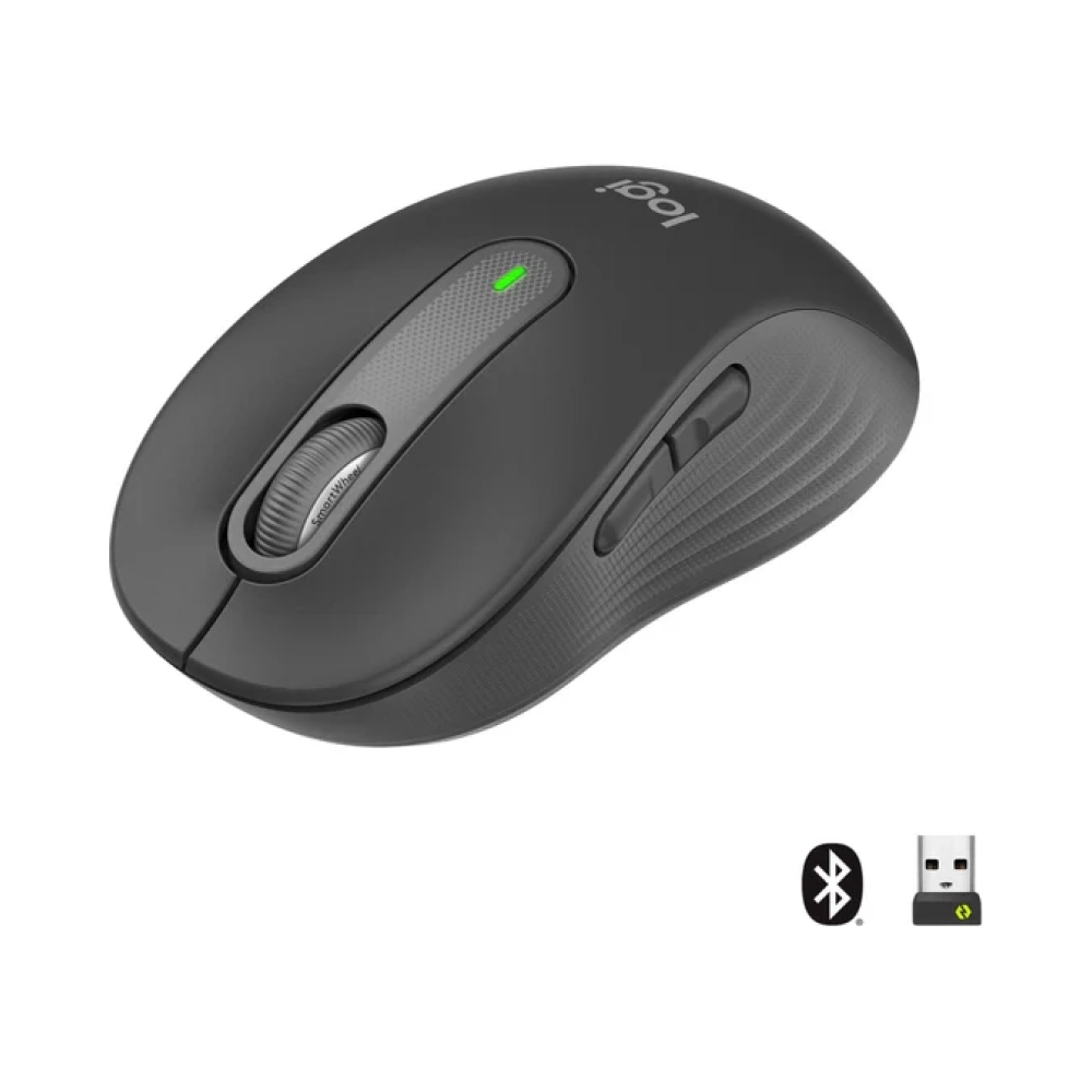 logitech signature m650 bluetooth wireless mouse black