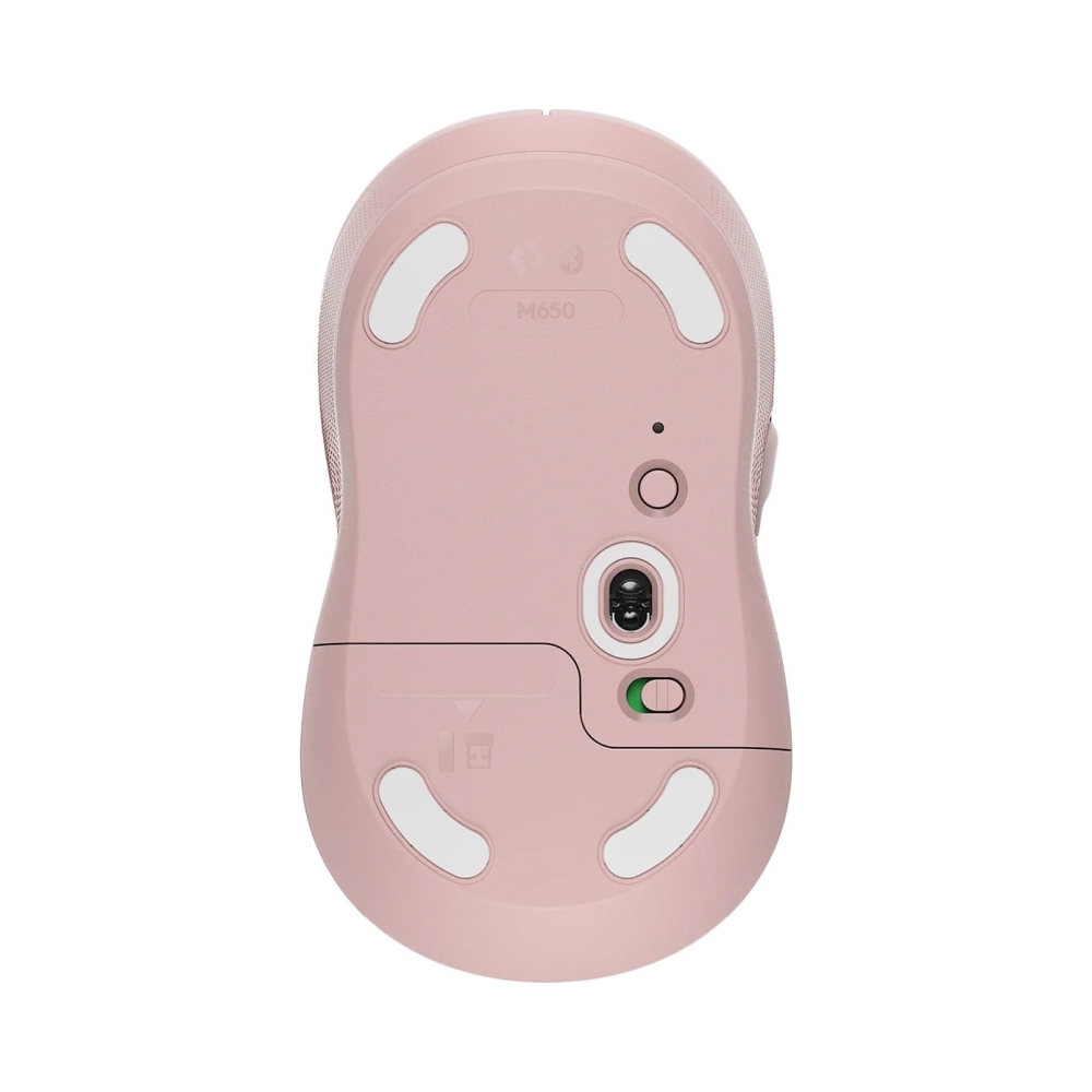 logitech signature m650 bluetooth wireless mouse rose