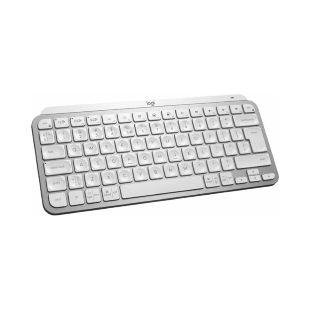 logitech mx keys mini wireless illuminated keyboard pale grey