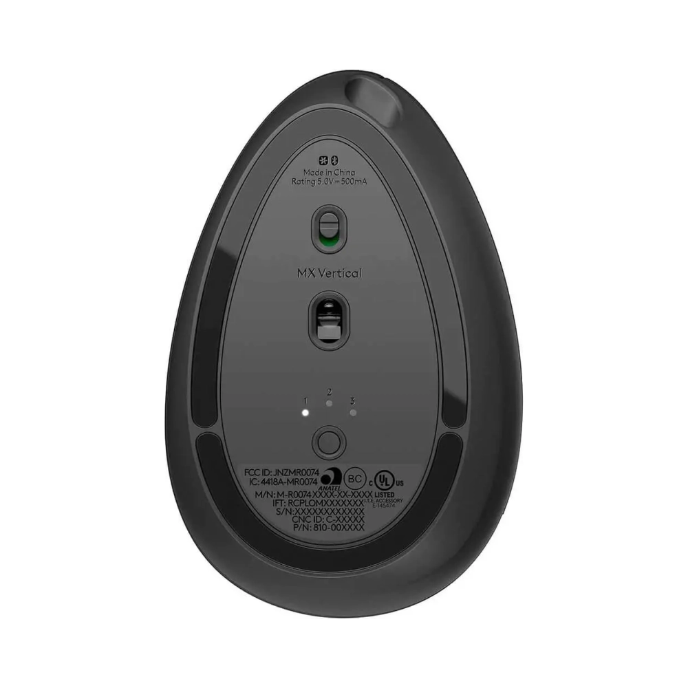 logitech mx vertical advanced ergonomic mouse graphite