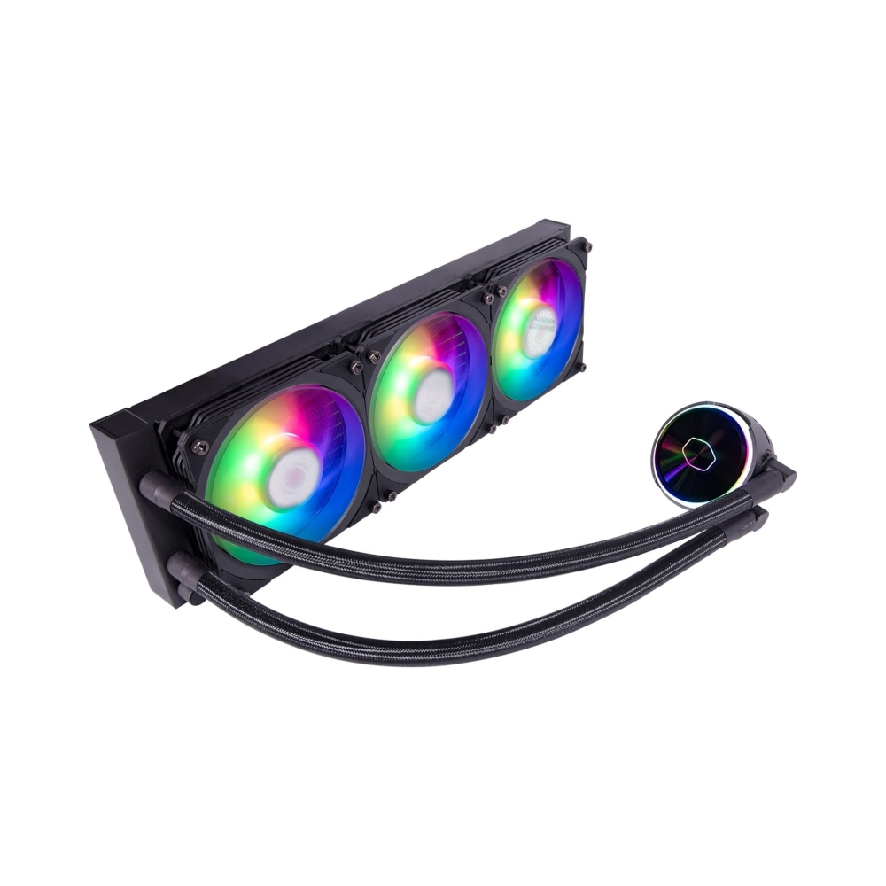 dual loop argb pump redesigned flux series fan cooler master pl360 flux liquid cooler dual