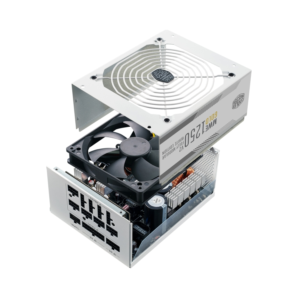 white psu coolermaste mwe gold 1250 v2 atx 30 black version atx pci e 4 pin peripheral 24