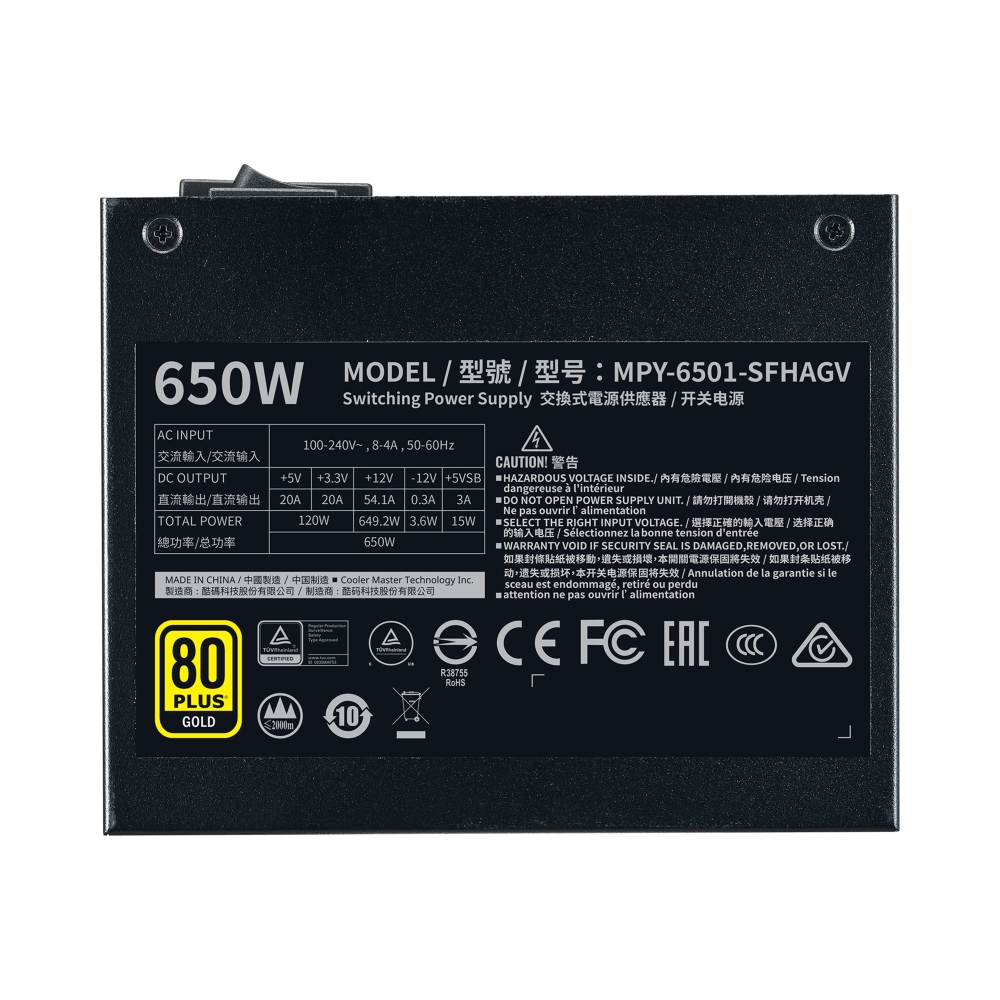 650 watt 80 gold certified itx cases only cooler master mpy gold 650w full modular power supply