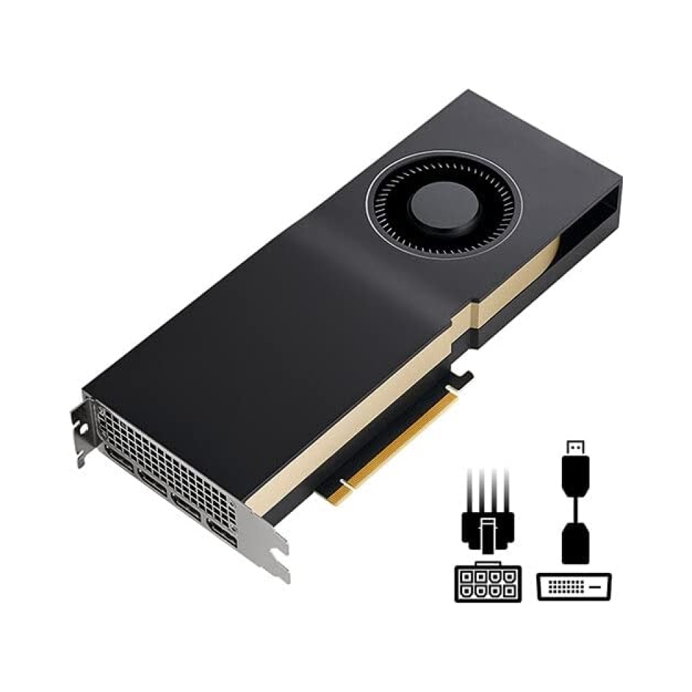 pny nvidia quadro rtx a5000 workstation gpu 24gb ddr6 ecc 384 bit memory interface pci express 4