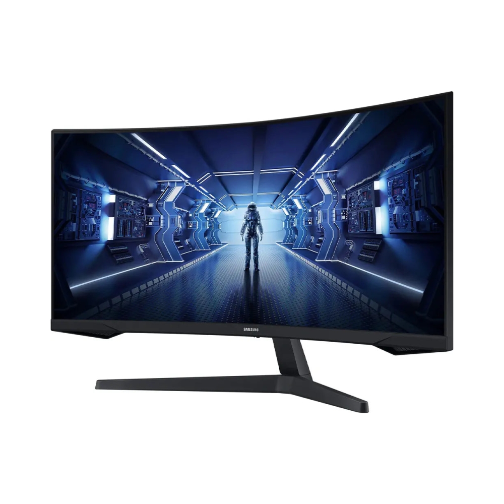 samsung lc34g55tww 34 g5 odyssey gaming monitor curved 1000r 3440x1440 max 165hz 1x hdm