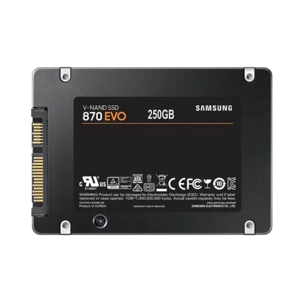 samsung mz 77e250bw 870 evo 250gb ssd read speed up to 560 mbs write speed up to 530 mbs random