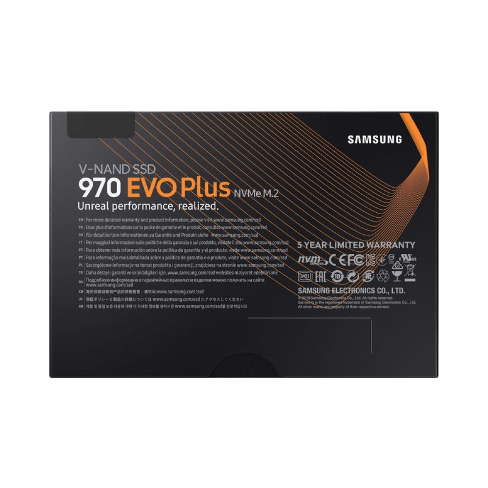 samsung mz v7s500bw 970 evo plus 500gb nvme ssd read speed up to 3500 mbs write speed to up 3200