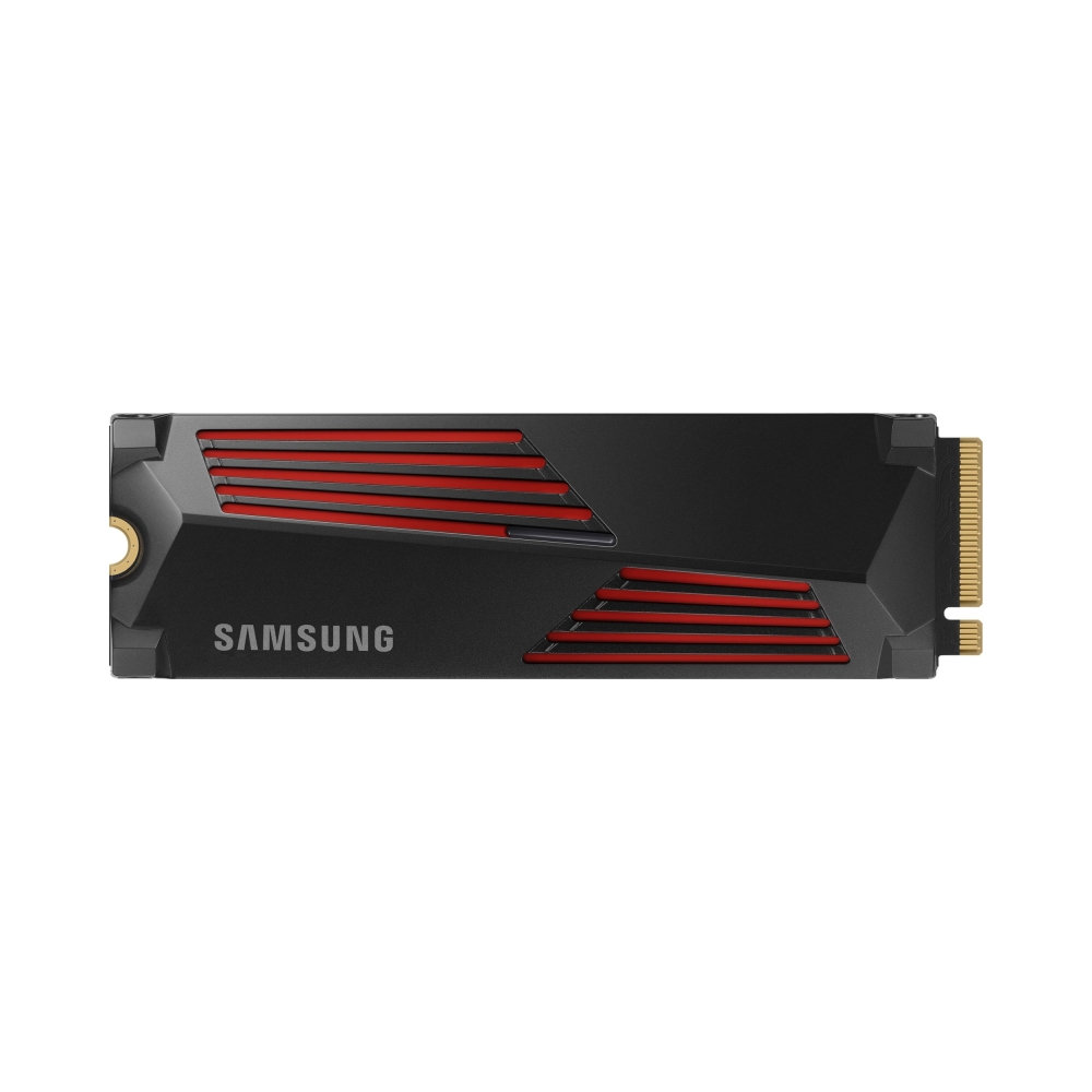 samsung mz v9p4t0cw 990 pro 4 tb nvme ssd wheatsink read speed up to 7450 mbs write speed to up