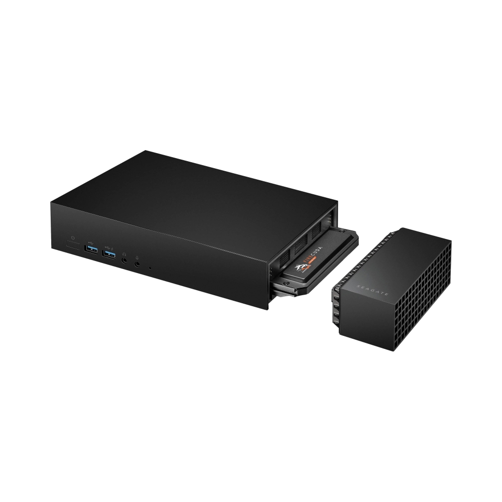 seagate stjf4000400 firecuda gaming dock 4tb hdd storage built in expandable m2 nvme ssd slo