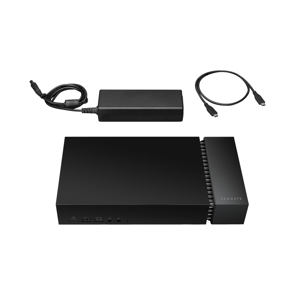 seagate stjf4000400 firecuda gaming dock 4tb hdd storage built in expandable m2 nvme ssd slo