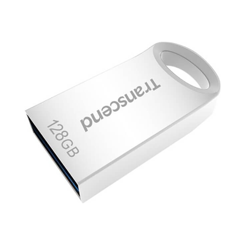 transcend jetflash8482710 usb 31 super speed discreet flash drive 128gb silver discree