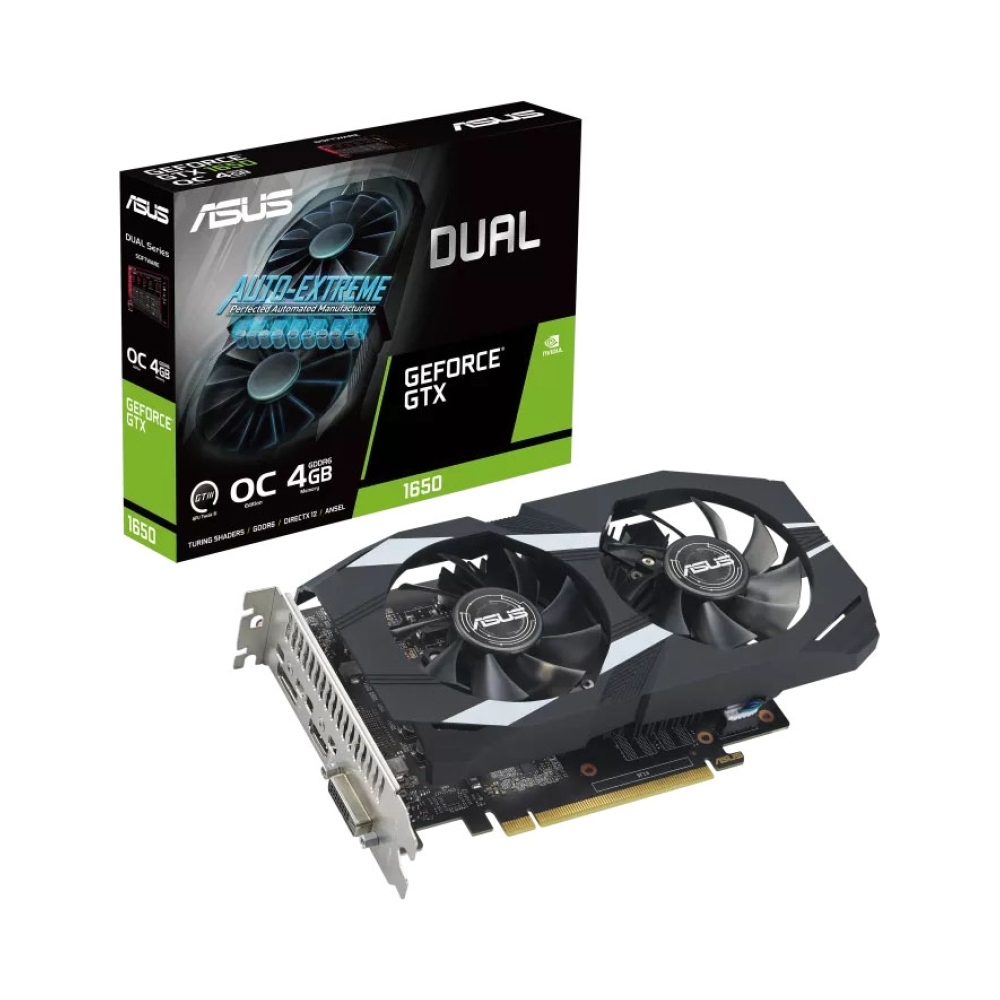 4gb gddr6 multview 3 monitors dual gtx1650 o4gd6 p evo connections 1xhdmi 1xdp 1xdvi hdcp