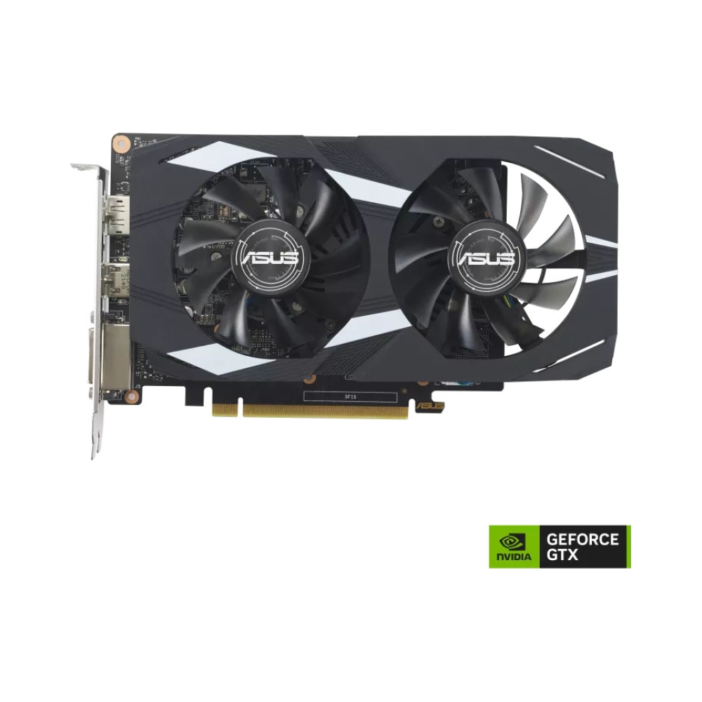 4gb gddr6 multview 3 monitors dual gtx1650 o4gd6 p evo connections 1xhdmi 1xdp 1xdvi hdcp