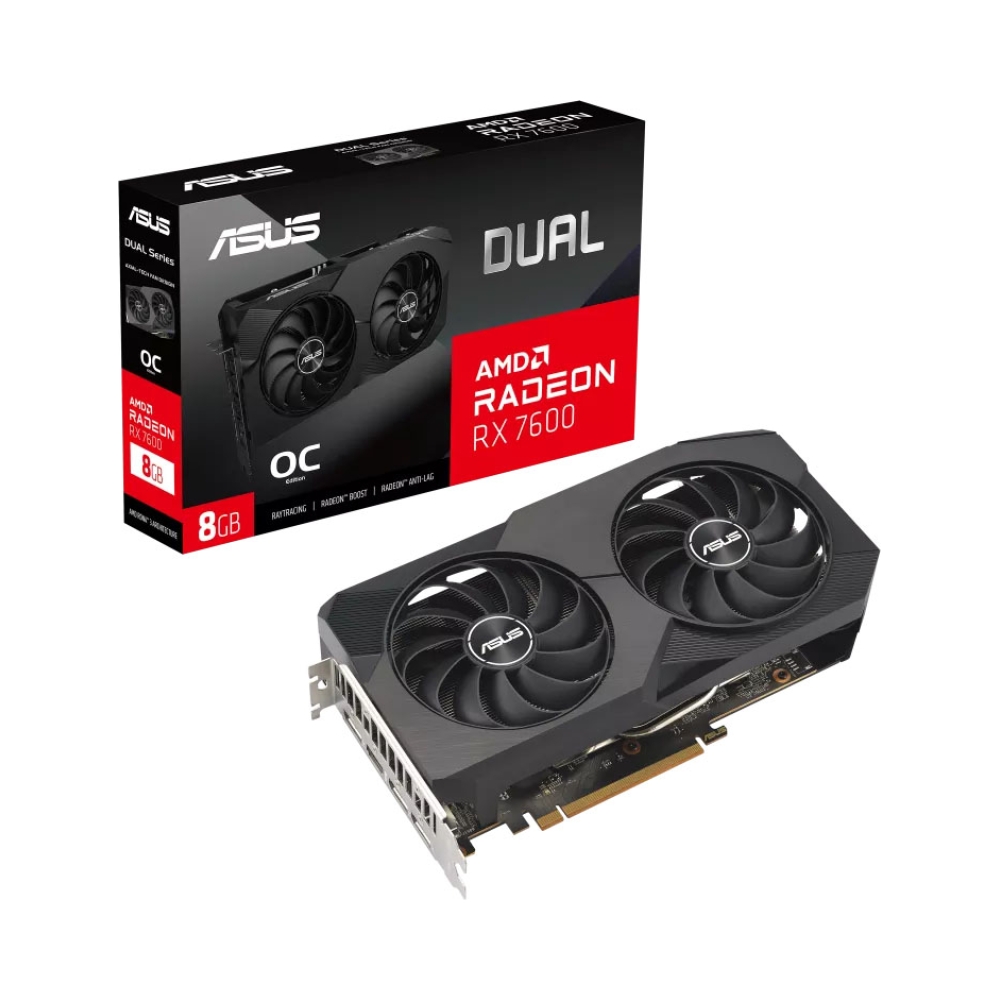 8gb gddr6 max display 4 amd radeon8482 rx 7600 connections 1x hdmi 3xdp oc mode up to