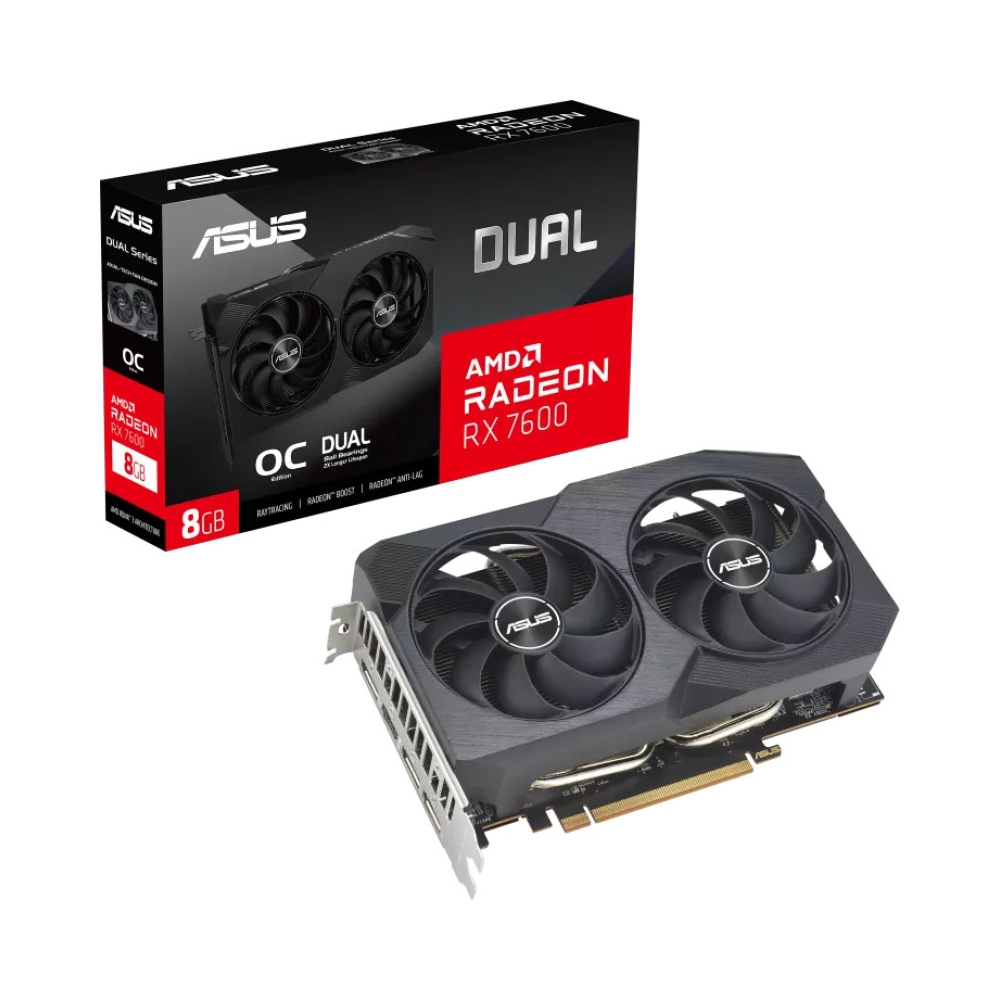 8gb gddr6 max display 4 amd radeon8482 rx 7600 connections 1x hdmi 3xdp oc mode up to