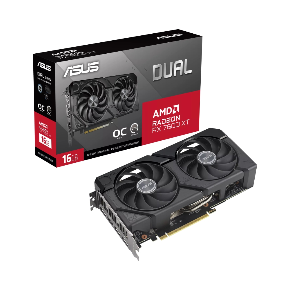 16gb gddr6 max display 4 amd radeon8482 rx 7600 connections 1x hdmi 3xdp oc mode up to