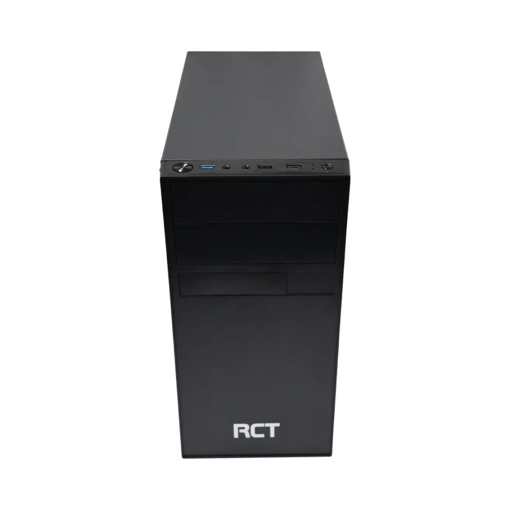 psu rct matx case with dvd drive slot black 2x 525 2x 35 3x 25 drive bays rear 120mm 20