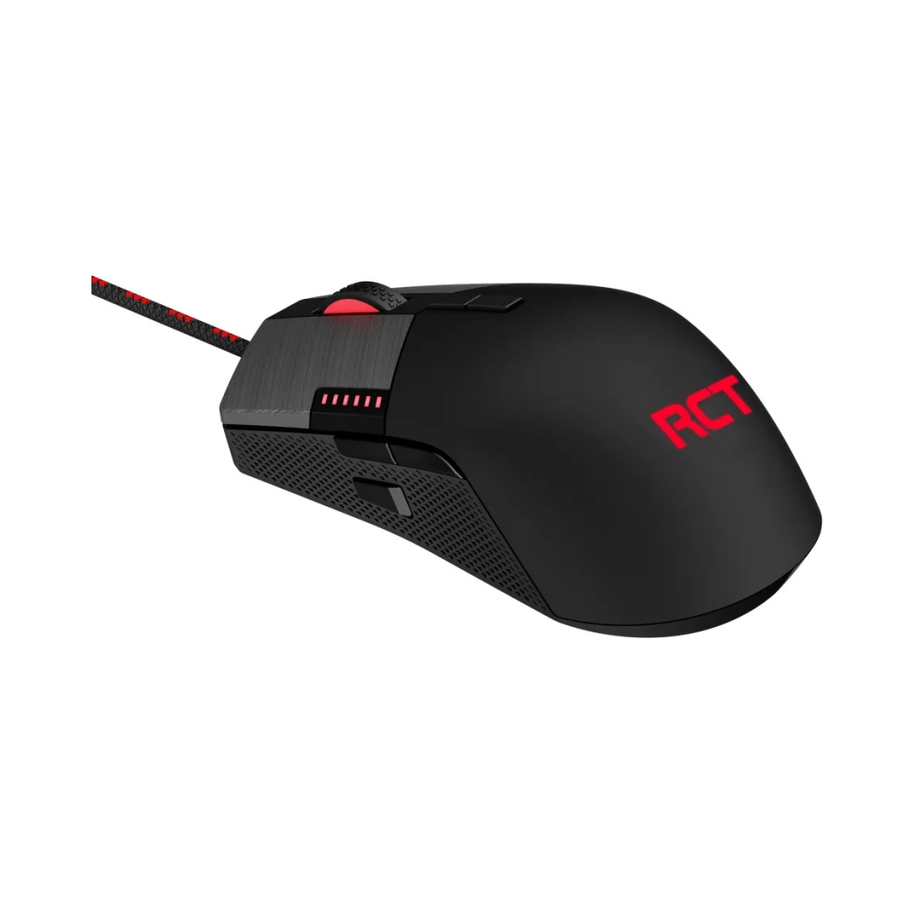 rct hyperglyde gaming mouse 16000dpi switchable 8 programmable buttons interchangeable weight
