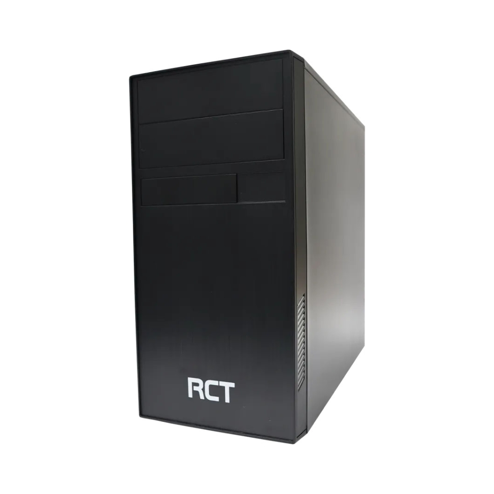 psu rct matx case with dvd drive slot black 2x 525 2x 35 3x 25 drive bays rear 120mm 20