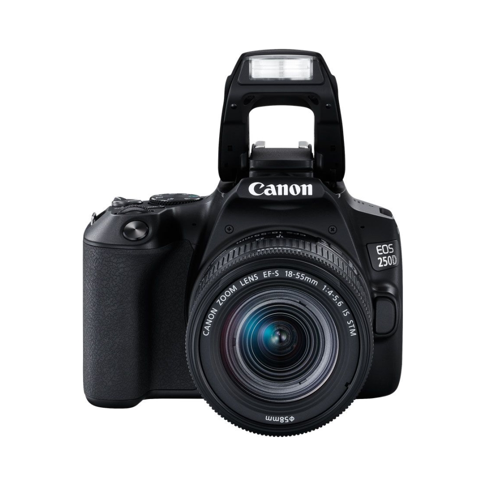canon eos 250d body black ef s18 55mm f35 56 iii eyecup ef camera cover r f 3 neck strap ew