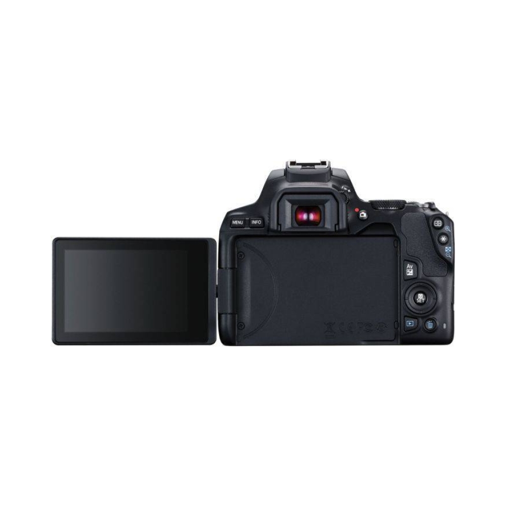 canon eos 250d body black ef s18 55mm f35 56 iii eyecup ef camera cover r f 3 neck strap ew