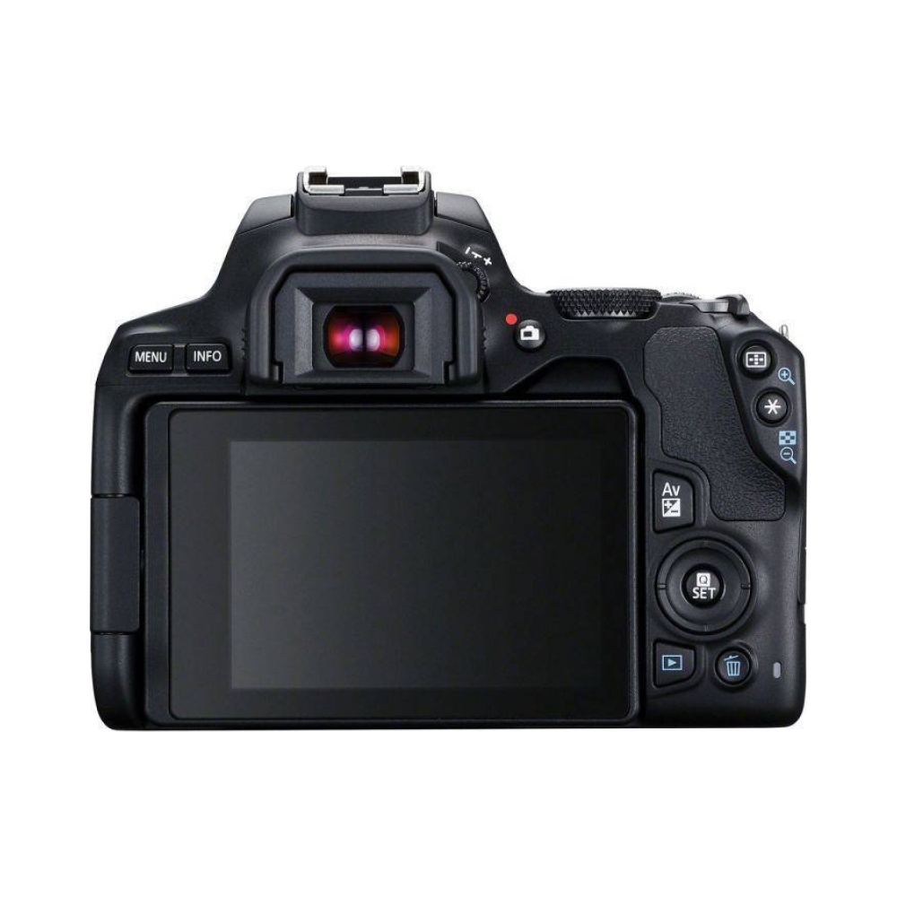 canon eos 250d body black ef s18 55mm f35 56 iii eyecup ef camera cover r f 3 neck strap ew